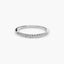 Anillo de oro blanco 18K diamante natural 0.2 ct. STARS
