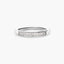 Anillo de oro blanco 18K diamante natural 0.27 ct. METEOROIDS