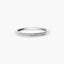 Anillo de oro blanco 18K diamante natural 0.1 ct. METEOROIDS