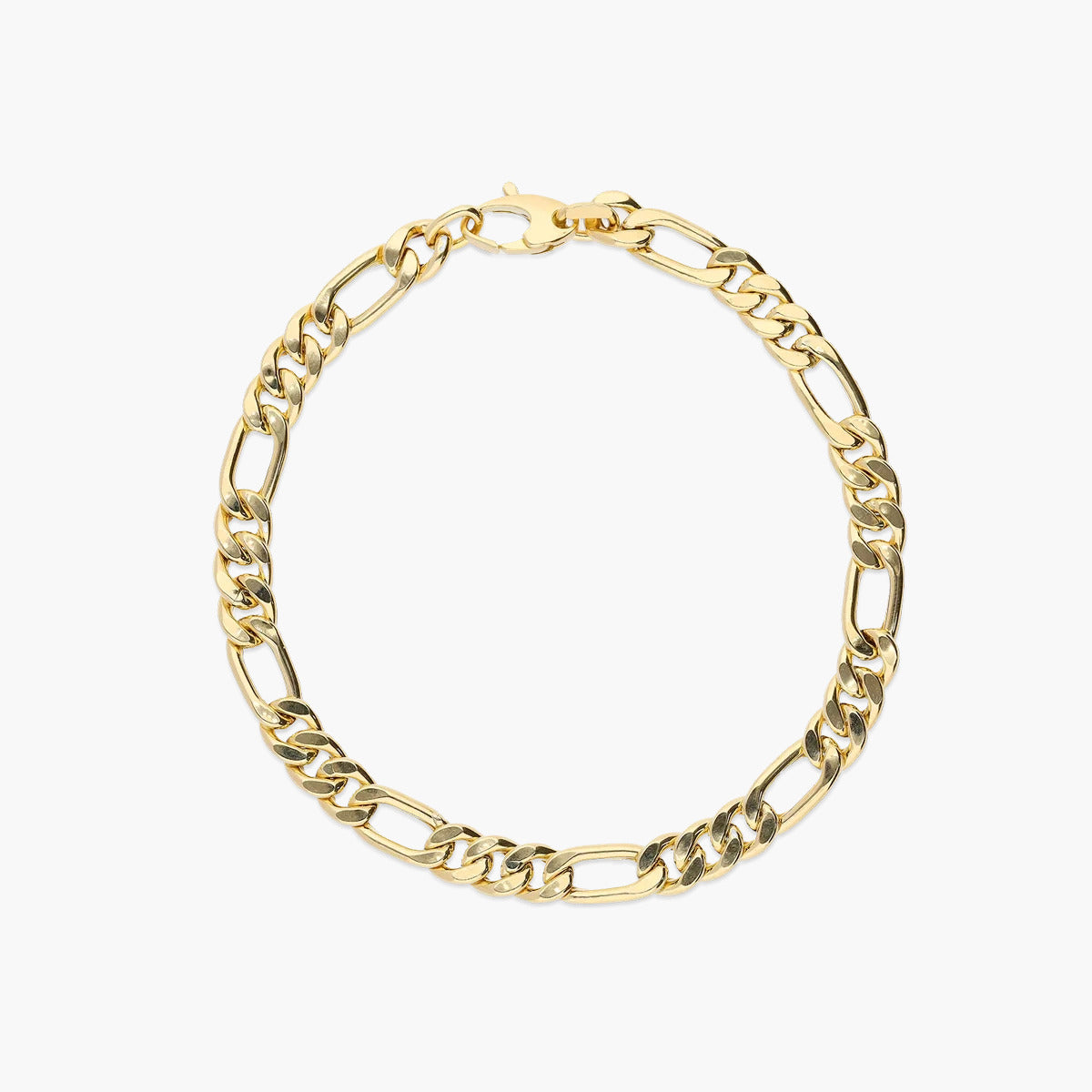 Pulsera de oro 18K eslabón programada 21 cm