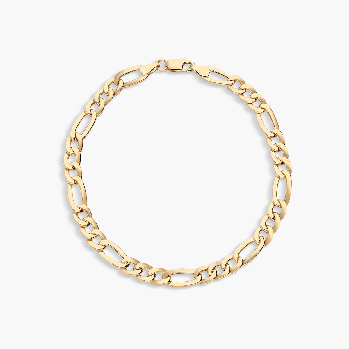 Pulsera de oro 18K eslabón programada 21 cm