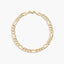 Pulsera de oro 18K eslabón programada 21 cm