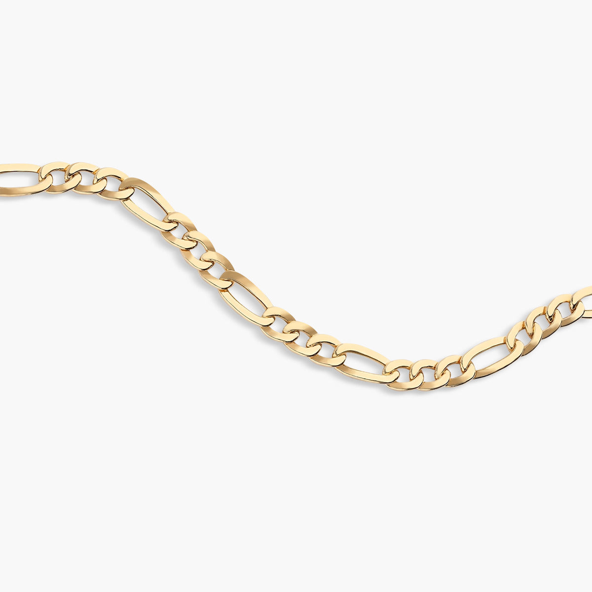 Pulsera de oro 18K eslabón programada 21 cm