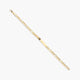 Pulsera esclava de oro 18K eslabón programada 21 cm