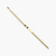 Pulsera esclava de oro 18K eslabón barbada 23 cm
