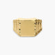 Sello cuadrado de oro 18K