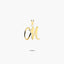 Colgante de oro 18K M MY INITIAL