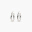 Pendientes de aro de oro blanco 18K 15 mm PERPETUAL