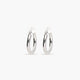 Pendientes de aro de oro blanco 18K 15 mm PERPETUAL