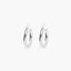 Pendientes de aro de oro blanco 18K 20 mm PERPETUAL