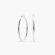 Pendientes de aro de oro blanco 18K 35 mm PERPETUAL