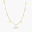 Collar estrellas de oro 18K 42-45 cm