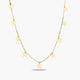 Collar estrellas de oro 18K 42-45 cm