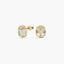 Pendientes de oro 18K citrino 10 mm COLORS