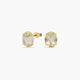 Pendientes de oro 18K citrino 10 mm COLORS