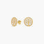 Pendientes árbol de la vida de oro 18K nácar 10 mm TREE OF LOVE