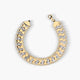 Pulsera de oro bicolor 18K 19 cm BACCARAT