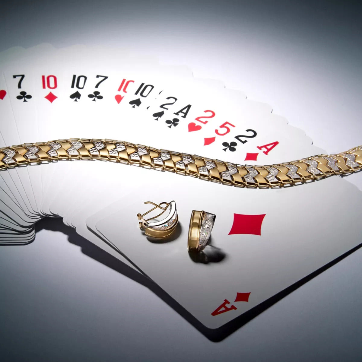 Pulsera de oro bicolor 18K 19 cm BACCARAT