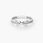 Anillo de oro blanco 18K INFINITY