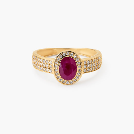 Anillo de oro 18K