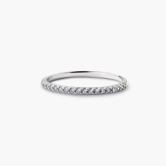 Anillo de oro blanco 18K STARFIELD