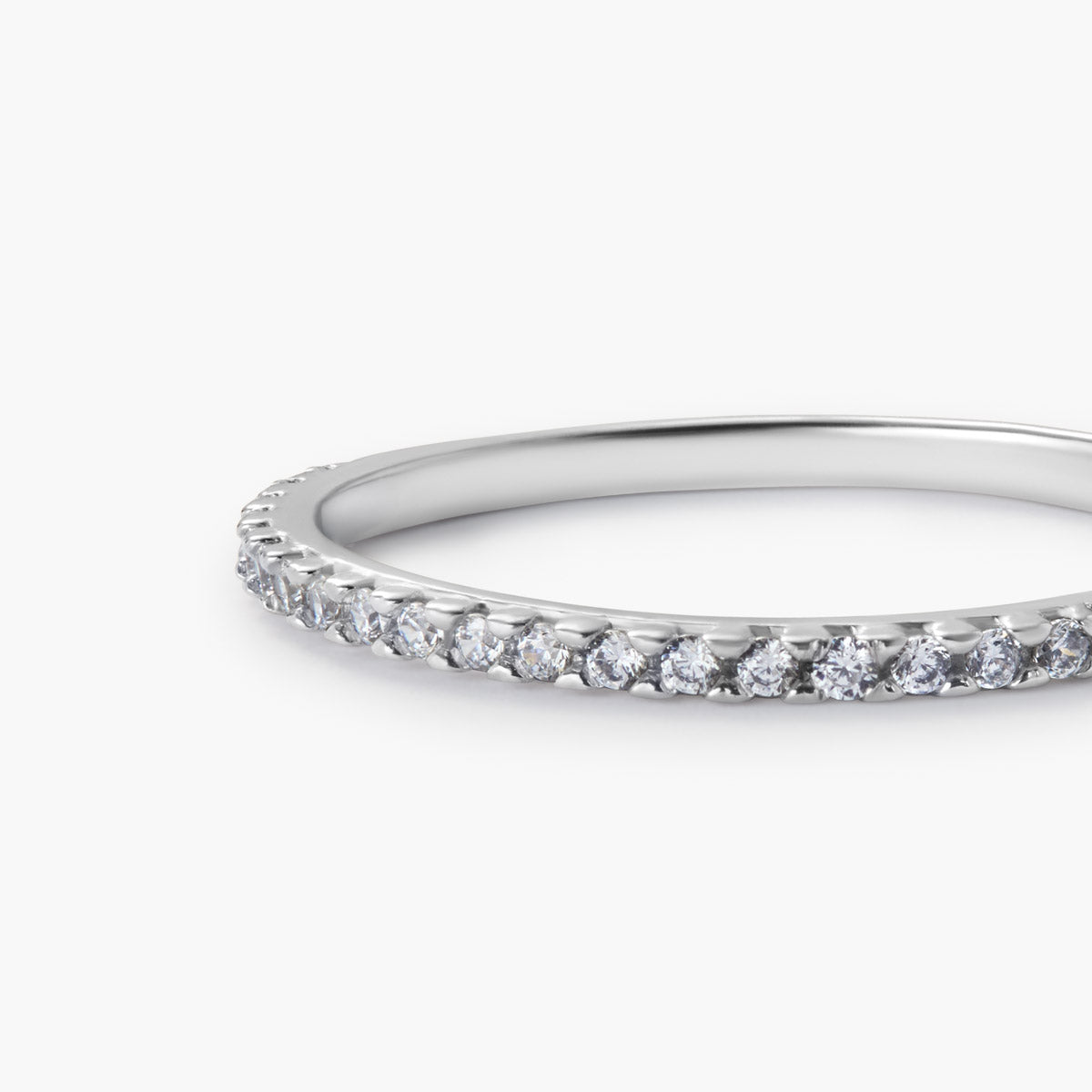 Anillo de oro blanco 18K STARFIELD