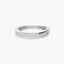 Anillo de oro blanco 18K 