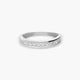 Anillo de oro blanco 18K 