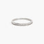 Anillo de oro blanco 18K ASTEROIDS