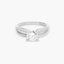 Anillo de oro blanco 18K 