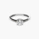 Anillo de oro blanco 18K 