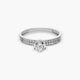 Anillo de oro blanco 18K 