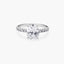 Anillo de oro blanco 18K 
