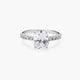 Anillo de oro blanco 18K 