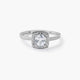 Anillo de oro blanco 18K 