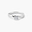 Anillo de oro blanco 18K TWIRL