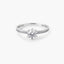 Anillo de oro blanco 18K 