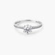 Anillo de oro blanco 18K 