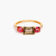 Anillo de oro 18K cuarzo 