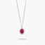 Collar diamante natural 0.08 ct. oro 18 quilates
