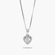 Collar diamante natural 0.05 ct. oro 18 quilates