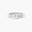 Anillo de oro blanco 18K diamante natural 0.25 ct. COMET