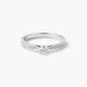 Anillo de oro blanco 18K diamante natural 0.33 ct. COMET