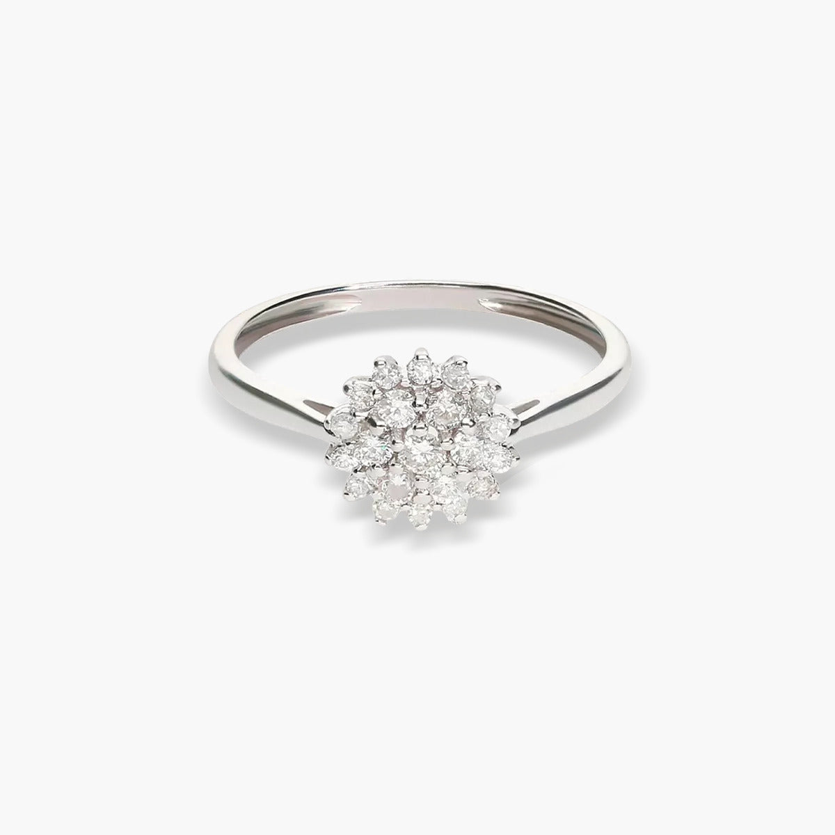 Anillo diamante natural 0.41 ct. oro 18 quilates