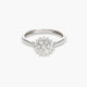 Anillo diamante natural 0.41 ct. oro 18 quilates
