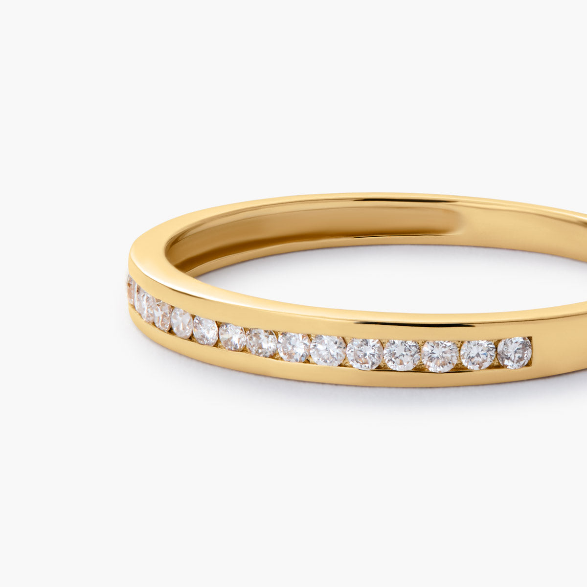 Anillo de oro 18K diamante natural 0.15 ct. METEOROIDS