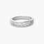 Anillo de oro blanco 18K diamante natural 0.7 ct. METEOROIDS