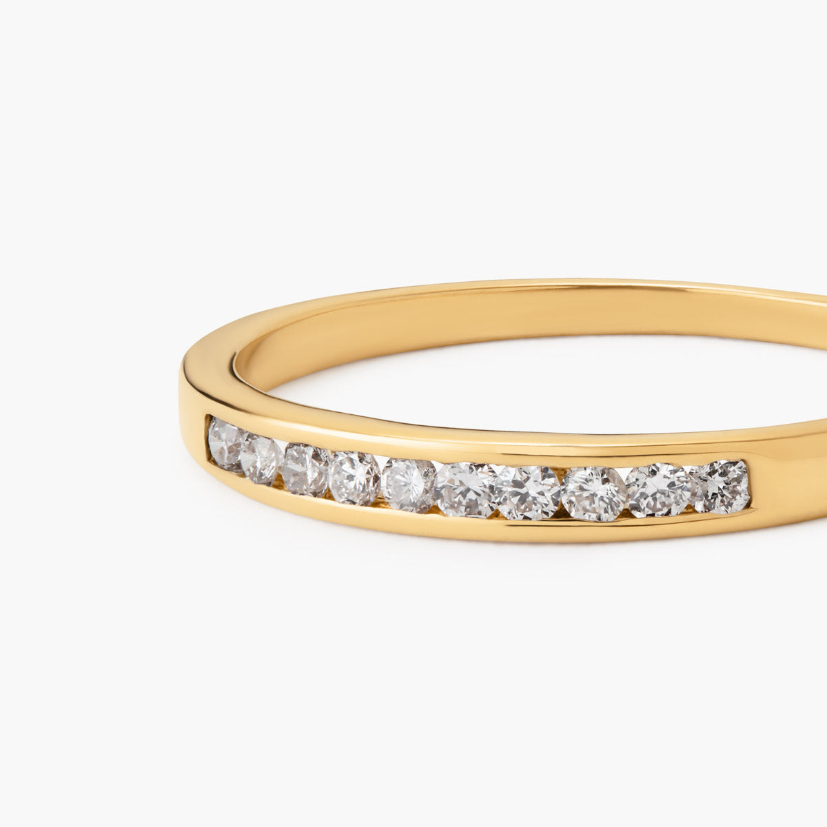 Anillo de oro 18K diamante natural 0.15 ct. METEOROIDS