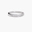 Anillo de oro blanco 18K diamante natural 0.18 ct. METEOROIDS