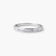 Anillo de oro blanco 18K diamante natural 0.15 ct. METEOROIDS